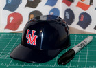 Ole Miss Rebels  custom Diecut Decals  Baseball Stadium Ice Cream Helmet Sundae