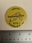 Preston September Fest 1987 Pin Back Button P48
