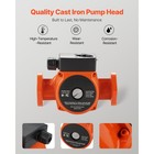 1in Flange Hot Water Recirculating Pump 3-speed Quiet