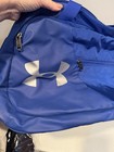 Under Armour Undeniable Duffle Gym Carry On Bag  Blue Water Resistant Euc