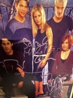 Buffy The Vampire Slayer 5x7 Autographed By Cast Coa Two Film Frames Included