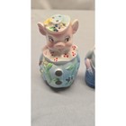 Vintage Japan Prunells   Pomery The Pigs By Lorraine Elam Salt Pepper Shakers