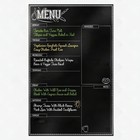 Magnetic Dry Erase Menu Board For Fridge 17x12 Weekly Meal Planner Black New