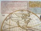 World Map Explorations 1719 Henri Chatelain Large Antique Map 18th Century