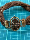 Circa 1870 s Victorian Mourning Woven Hair Bracelet