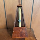 Metronome Seth Thomas De Maelzel Wood Tempo Keeper No  309 Vintage 1940 s Works