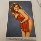 Vintage Pin-up Advertising Ink Blotter Standard Casting Co  Springfield Iowa