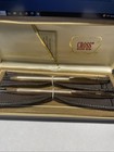 Nice Vintage Cross 1 20 14k Gold Filled Ballpoint Pen   Pencil Set In Case