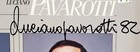 Luciano Pavarott Signed Autographed Vinyl  magiera  Lp Record Psa dna  u53187
