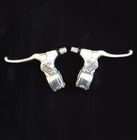 Dia-compe Tech-77 Old School Locking Brake Levers Pair Bmx - Silver silver