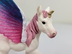 Schleich Bayala Unicorn Pegasus Foal Blue Purple Pink Wings Figure 2013