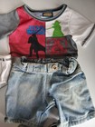 Build A Bear Workshop Usa Outfit  Teddy Bear Clothes Shorts shirt sneakers Set