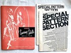 Vintage 1955 Singer Sewing Skills Reference Book W pattern Section Mid Century