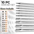 10pc Folding Security Star Set   Tamper Proof Torx Set
