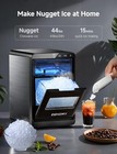  Nugget Ice Maker Countertop  44lbs 24h Pebble Ice Maker Machine  Self-cleaning