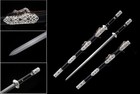 Traditional Chinese Sword 75mn Spring Steel Real Hamon Hand Forged Blade Series