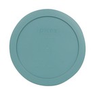 Pyrex 7201-pc 4 Cup Round Plastic Turquoise Replacement Lid For Glass Bowl 3pk