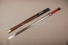 Handmade Double Edge Chinese Sword Rosewood Han Dynasty Jian       High Carbon Steel