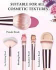 Makeup Brushes With Case  20pcs Travel Makeup Brush Set  Foundation Concealer Bl