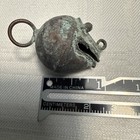 Vintage Bells Crotal Miniature 1  Tibetan Face Fish Or Unusual Metal Lot 3
