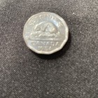 1954 Canada 5 Cent Elizabeth Ii Canadian  Nickel Coin Five Cents