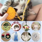 2 3 4 5 6 Inch Metal Dream Catcher Rings Macrame Ring Hoops For Diy Crafts