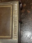 Vintage 60s Bates Cavalier Address List Contact Finder Brown   Brass Listfinder
