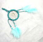Native American Dream Catcher  3  Teal Dreamcatcher  Cherokee Made  Coa  dc3-21