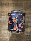Vintage Gorgeous Tin Design By Daher Made In England Asian Motif