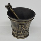 Gorham Apothecary Mortar   Pestle Marked R  Edict 240 Frederick Coricidin