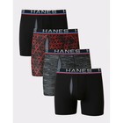 Hanes   X-temp   Men s 4-pack Boxer Briefs  total Support Pouch   Sport   Cool 