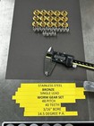 Qty 1 Sterling Instruments Stainless bronze Worm Gear Set 40 1 Ratio 48 Pitch