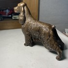 T  Acevedo Tony Acevedo Signed Bronze Finish Spaniel Dog Sculpture  broken Tail 