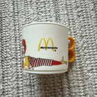 Vintage Mcdonald s Coffee Travel Mug With Lid  Ronald Mc D  Plastic  Whirley  2