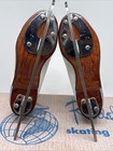 Vintage Riedell 102 Figure Skates Youth White Leather 11-11 5 Nos Deadstock