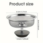 2set Kitchen Sink Strainer With Handle   Stopper     Stainless Steel Drain Filter