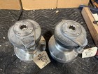 Pair Lewmar 43 Chrome Bronze Wavegrip Self-tailing Two-speed Winches W209 A b