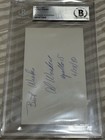 Al Worden Apollo 15 Hand Signed Index Card - Beckett Slab Nasa Astronaut 6 28 80