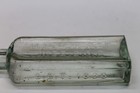 Antique 1868 D d t  H h h  Horse Medicine Pale Aqua Bottle Excellent