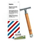 Sapiens Safety Razor Shaving Kit - Razor  Blades  Shave Gel    Face Moisturizer