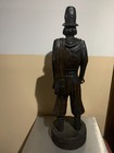 Wooden Medieval Renaissance Roman Slave   s Master  Marcheant Statue Figurine 