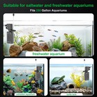 20-75 Gallon Internal Aquarium Filter 4-in-1 Submersible Power Fish Tank 15w