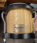 Tycoon  Natural Bongos Set Wood Latin Percussion Drums
