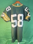 Green Bay Packers Game Used Worn Mark Cannon  58 Sand Knit Durene Nfl  Jersey 50