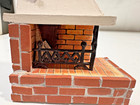 Dollhouse Furniture Lundby Corner Fireplace
