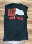 Vintage 1983 U2 War Tour Sleeveless Concert Rock T-shirt Mens Sz Medium 