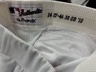 Game Used Solid White Majestic Authentic Collection Baseball Pants 37x38 Baggy U