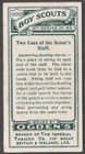 Ogden s  Boy Scouts  1913  4th Series  Green Backs  No 200  Two Uses Of The    