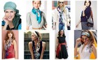 Large Silk Feel Satin Scarf Head Square Wrap Neck  Neckerchief Shawl Hair Scarf