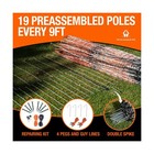 Portable Electric Fence For Poultry Chickens Sheep Goats Predator Protection